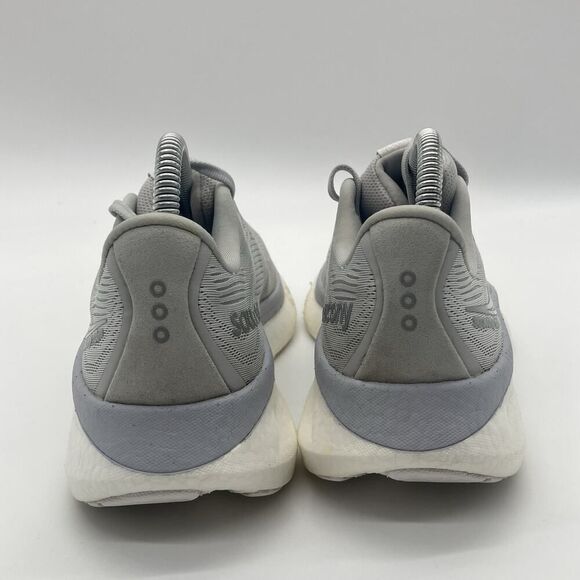 Womens Size 8 Saucony Ride 18 Gray Running Athletic Shoes Sneakers S11000-103 - Picture 7 of 9